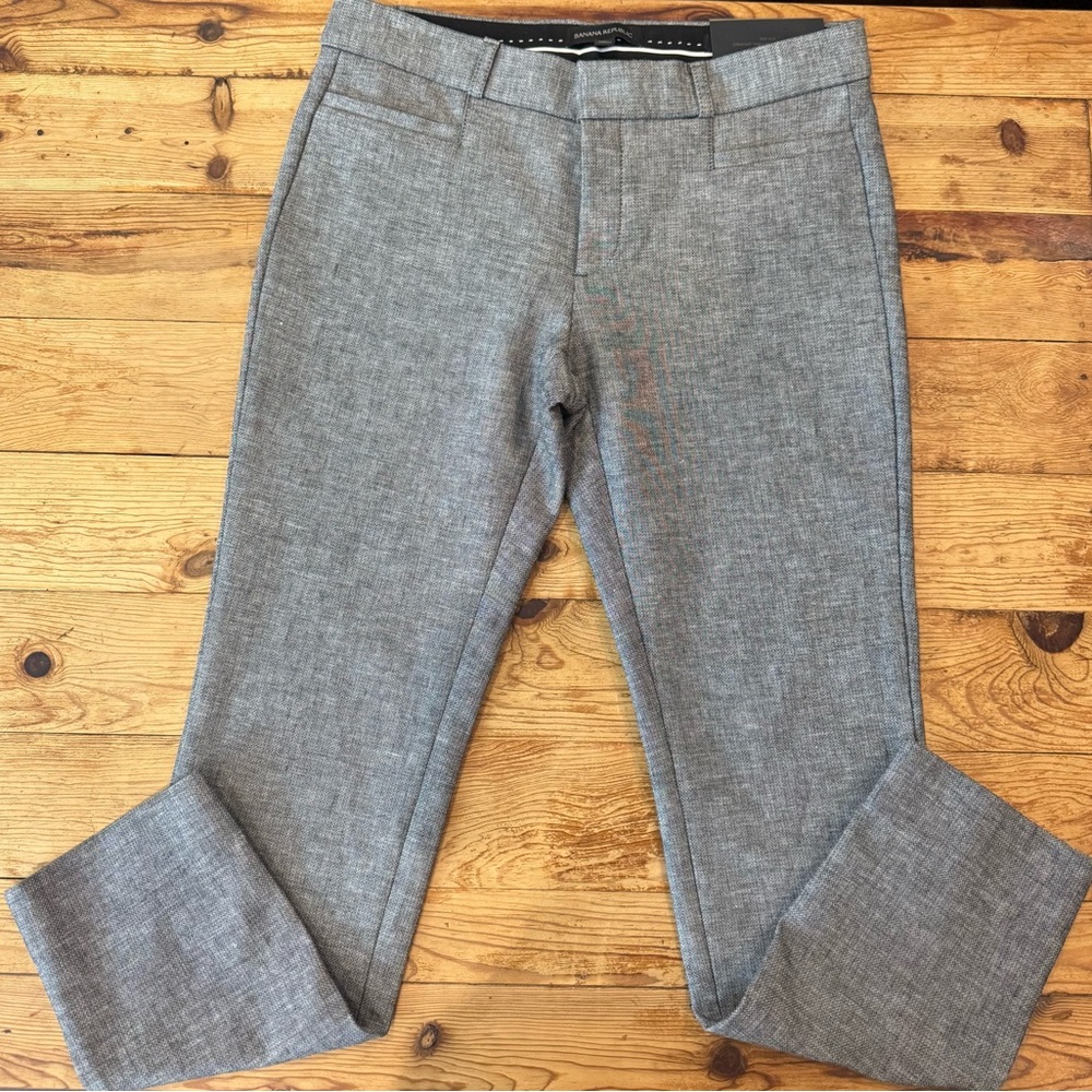 Banana Republic Heather Gray Pantsuit Trousers